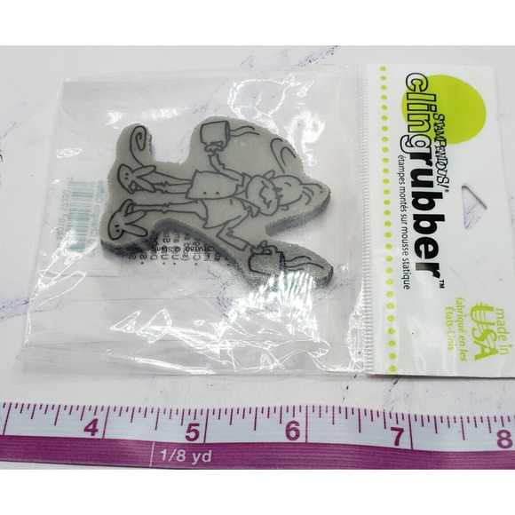 Stampendous Changito Coffee CRV110 Monkey Morning Coffee Cling Rubber Stamp - Picture 7 of 7